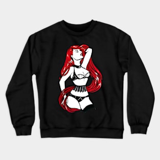 Red Hair Crewneck Sweatshirt